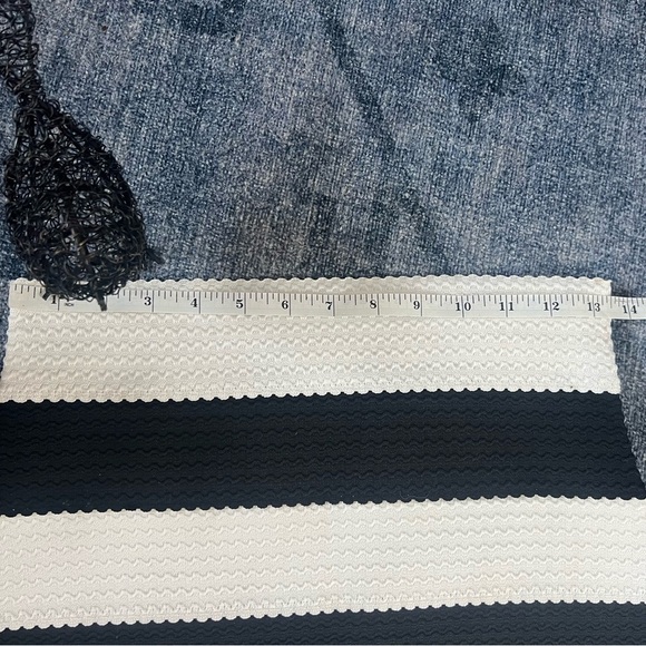 TouchMe High Waisted Black and White Pencil Skirt - Picture 6 of 8